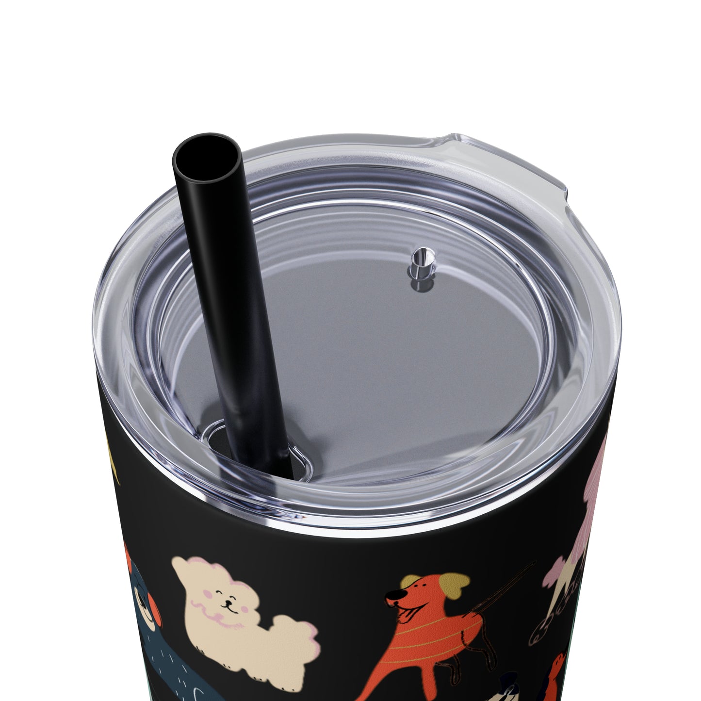 Dog Collection Maars Skinny Tumbler with Straw, 20oz