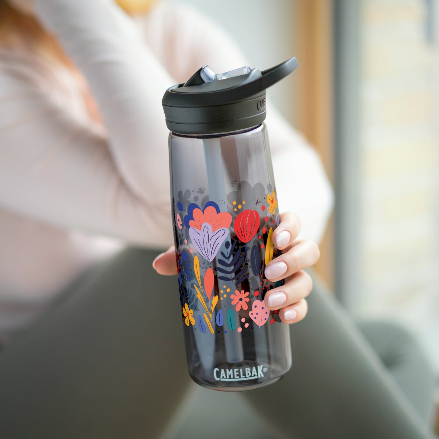 Flower Design CamelBak Eddy®  Water Bottle, 20oz\25oz