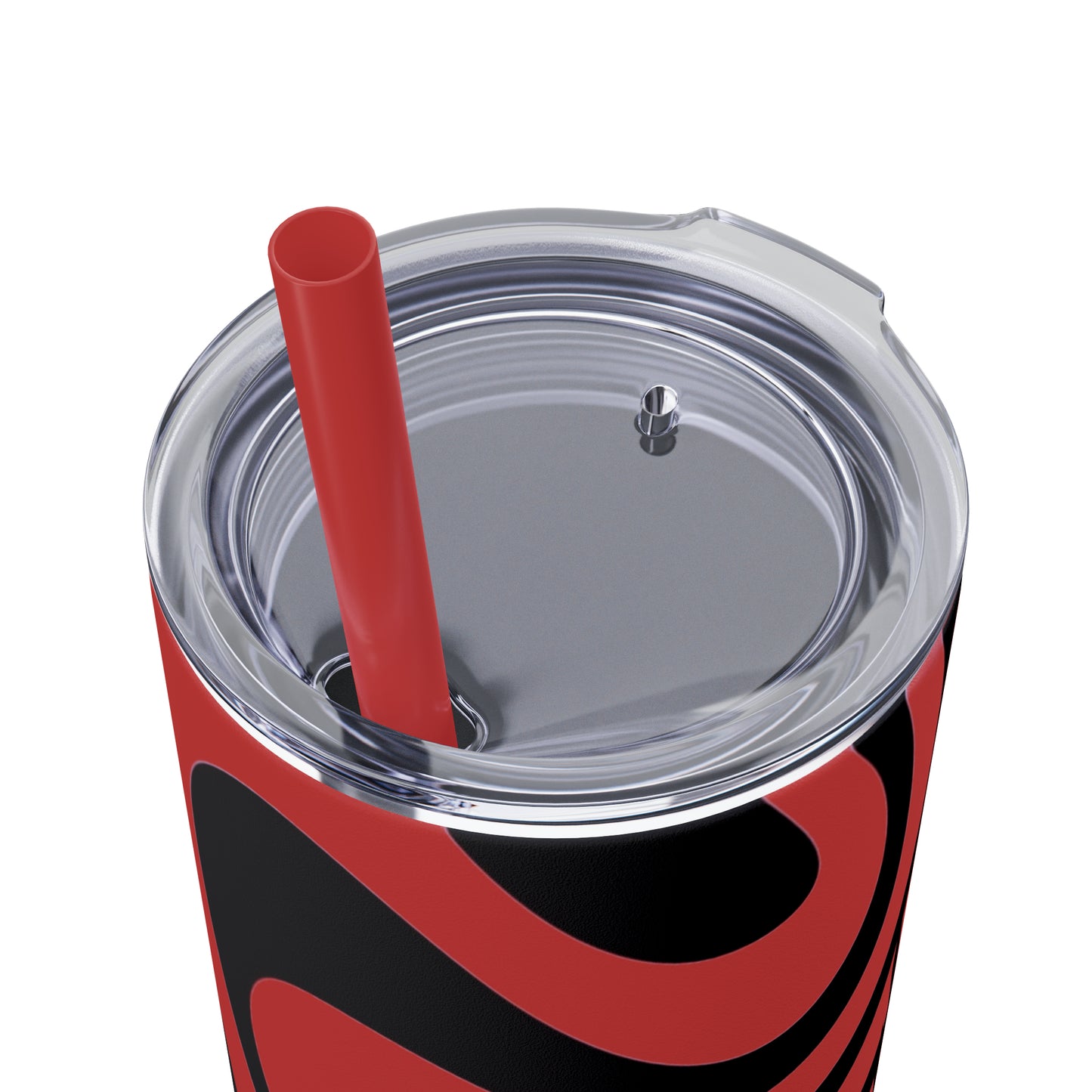 Wavy Maars Skinny Tumbler with Straw, 20oz