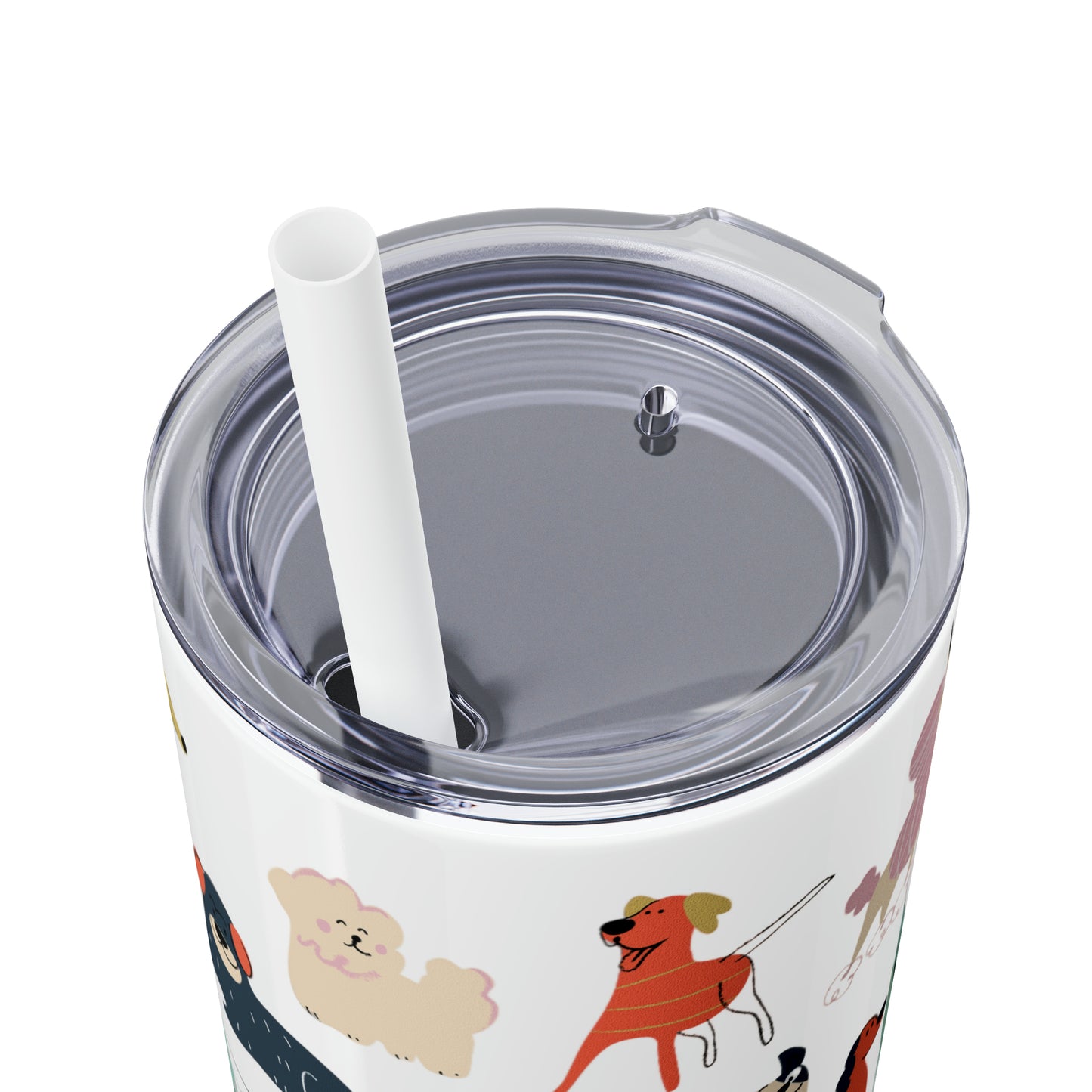 Dog Collection Maars Skinny Tumbler with Straw, 20oz