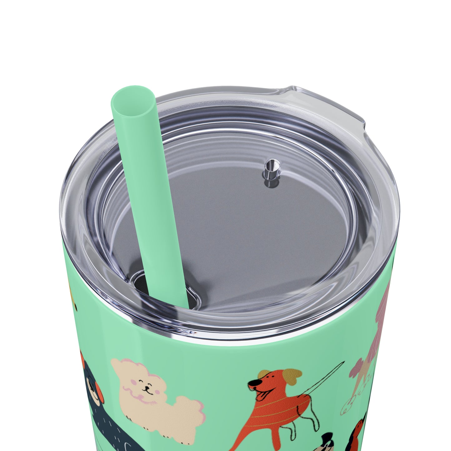 Dog Collection Maars Skinny Tumbler with Straw, 20oz